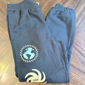 THE NORTH FACE Men's Half Dome Sweatpant, TNF Black/Snow, Small New